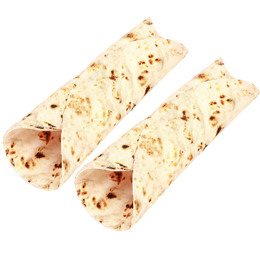 Pencil Case Large - 2 Stück Stiftemäppchen mit Tortilla-Muster aus