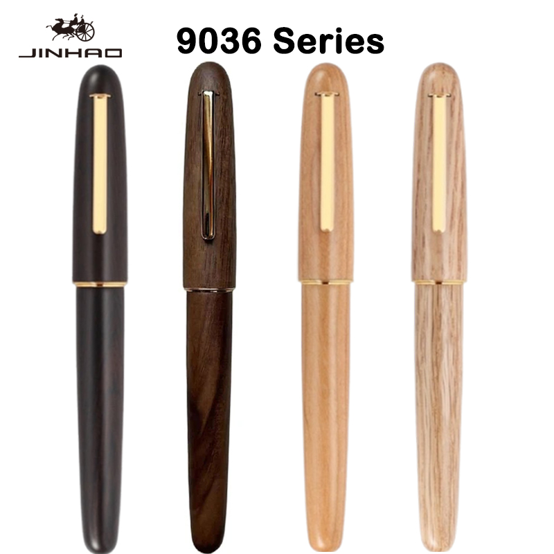 Office Stationery Supply Business - JINHAO 9036 Handgefertigter Füllfederhalter aus Naturholz,