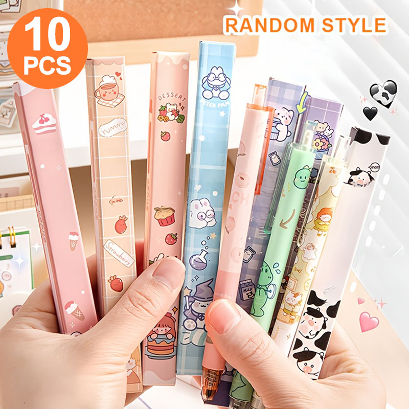 Stationery Supplies Business - 10 Einzelne Gelstifte in einer Überraschungsbox,