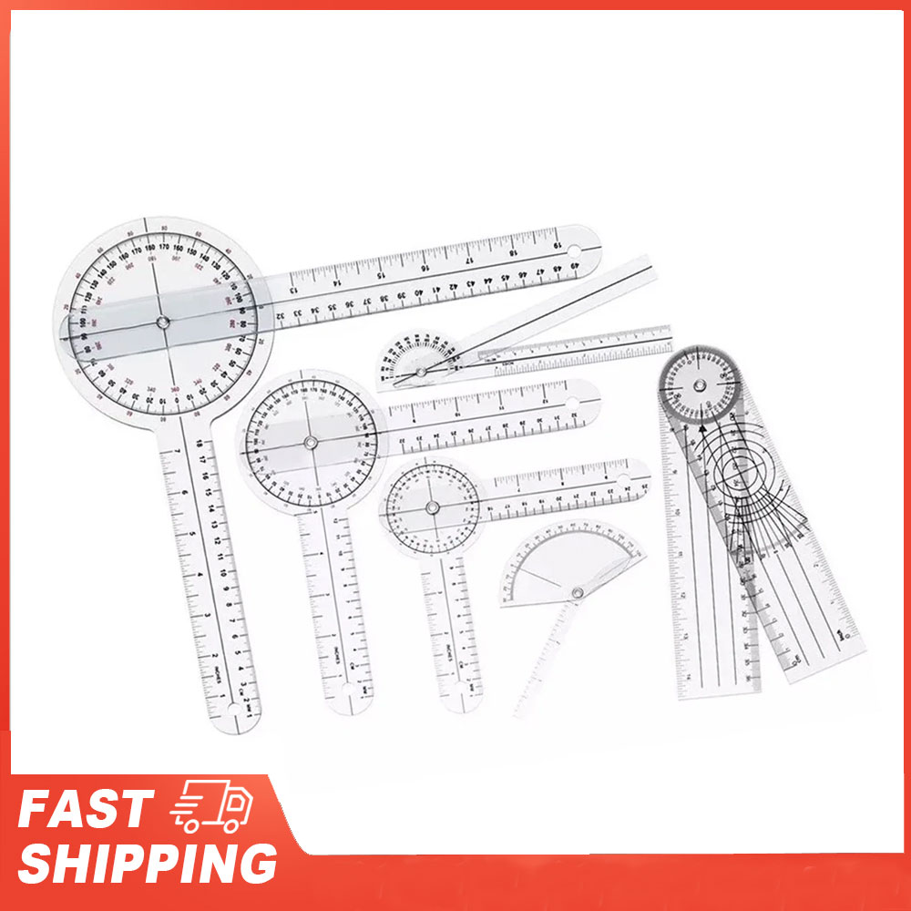 6-teiliges medizinisches Gonio – Ruler Set Transparent Bewertung und Preis