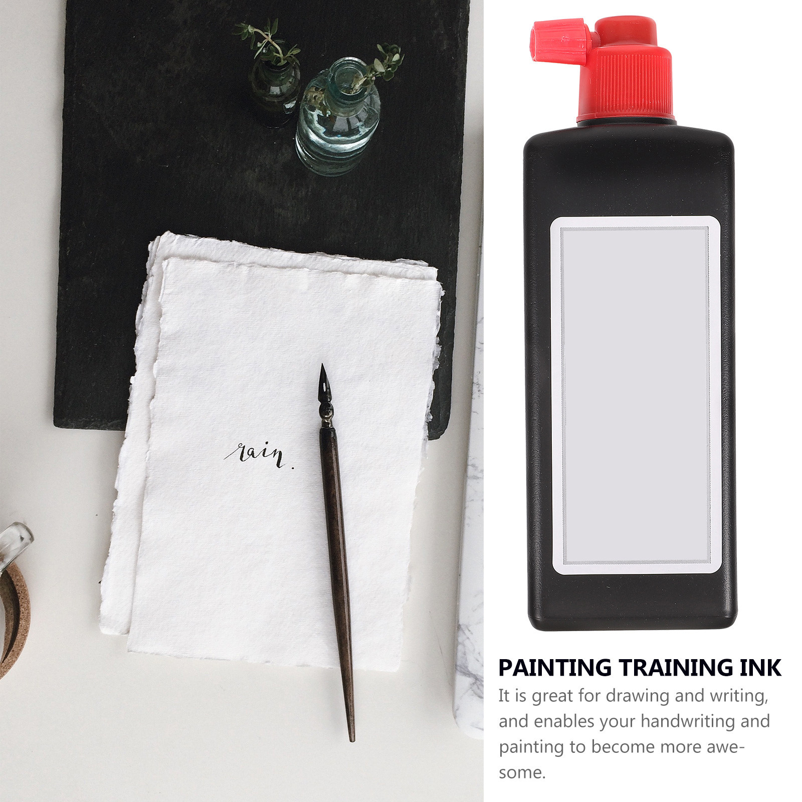 Fließende chinesische Kalligra – Calligraphy Ink Bottle Bewertung und Preis