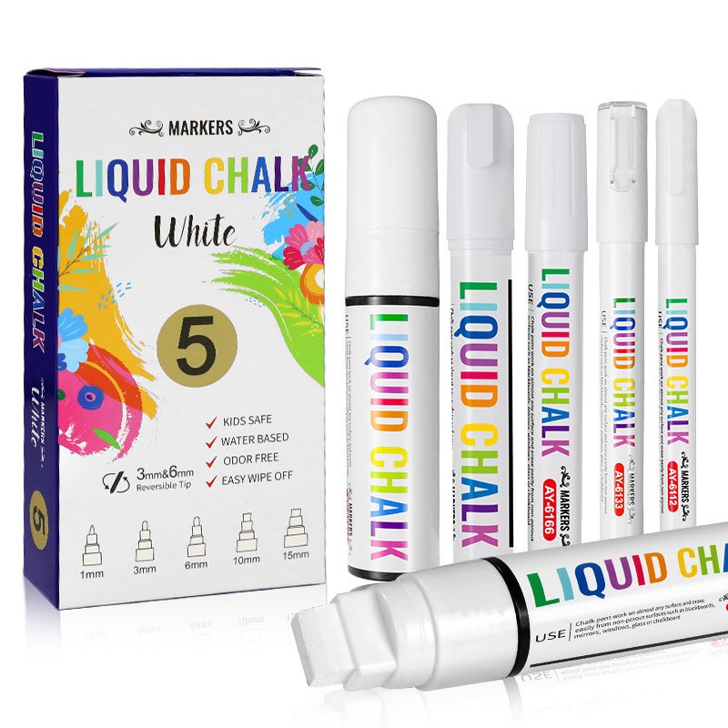 5 Stück/Set weiße Kreidemarker – Correction Fluid White Bewertung und Preis