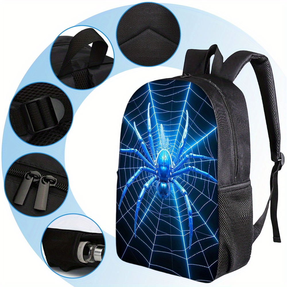 3-teiliger Rucksack mit Spinne – Pencil Case Large Bewertung und Preis