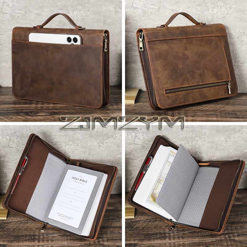Retro-Leder-Notizbuchhülle, ha – Stationery Supplies Business Bewertung und Preis