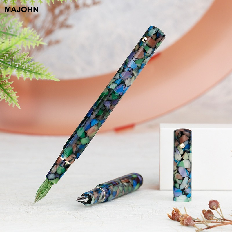 MAJOHN N8 Harz Glas Dip Stift  – Fountain Pen Ink Bewertung und Preis