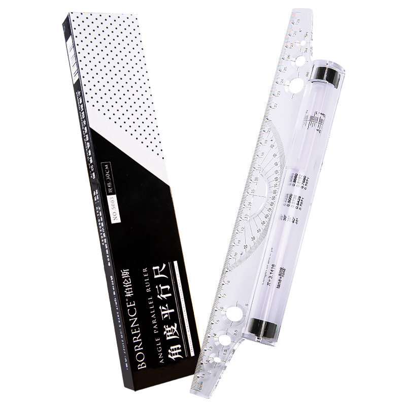 30 cm transparentes Parallel-R – Ruler Set Transparent Bewertung und Preis