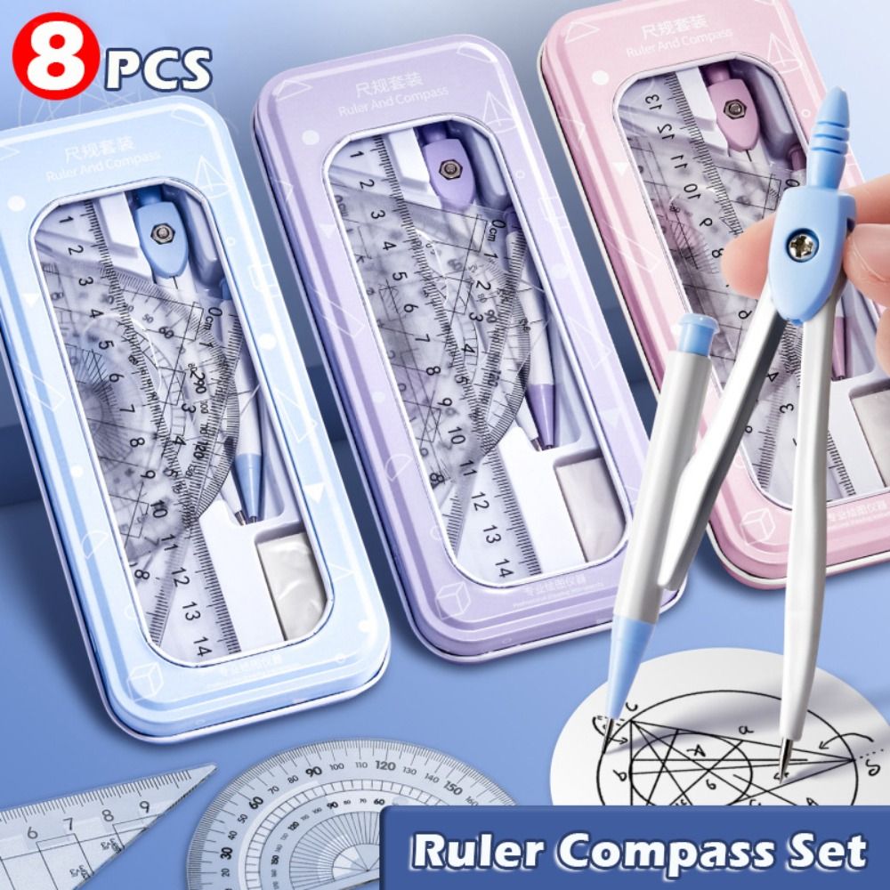 8-teiliges Set: Kunststoff-Lin – Ruler Set Transparent Bewertung und Preis