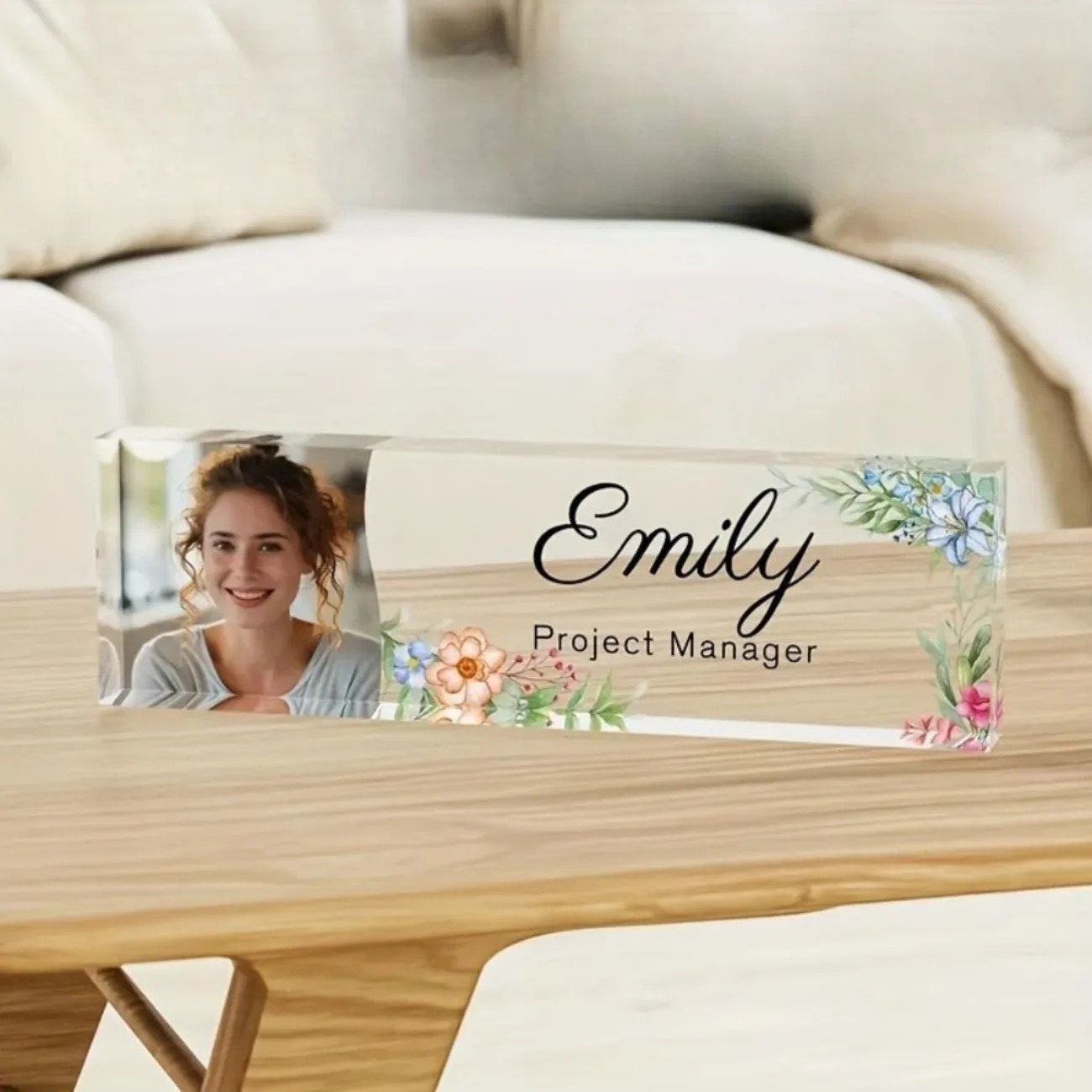1 Stück personalisiertes flora – Desk Name Plate Bewertung und Preis