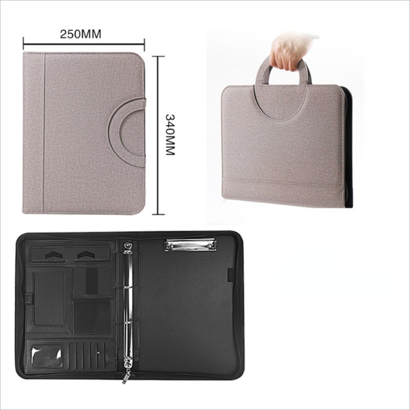 1 Stück A4 PU-Leder Reißversch – Portfolio Folder Zip Bewertung und Preis