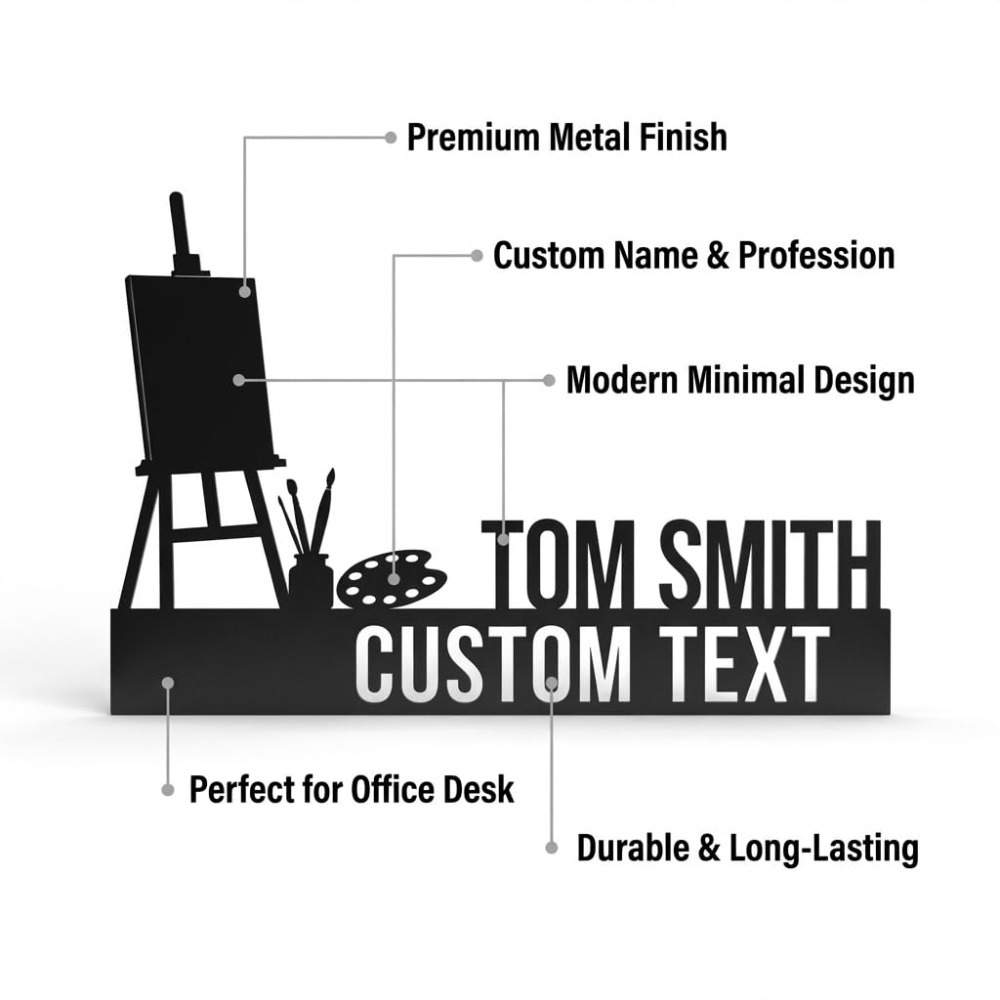 1 Stück Individuell Graviertes – Desk Name Plate Bewertung und Preis