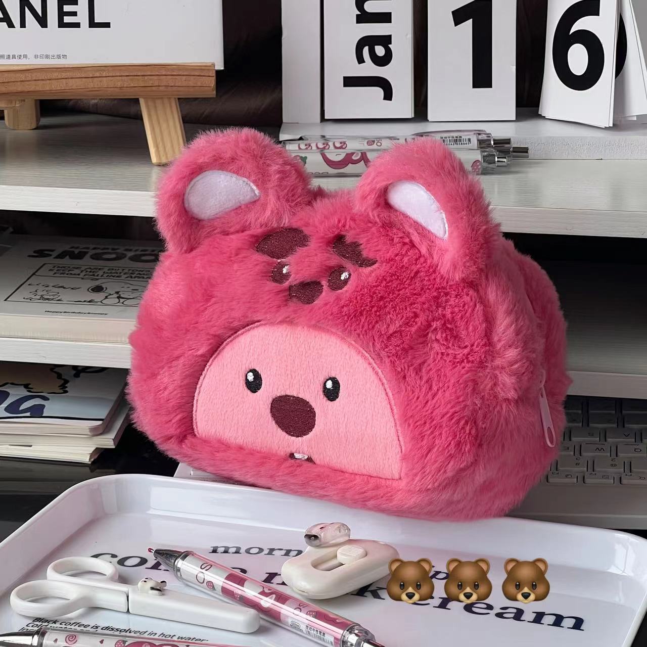 Cartoon-Plüsch-Federmäppchen f – Pencil Case Large Bewertung und Preis